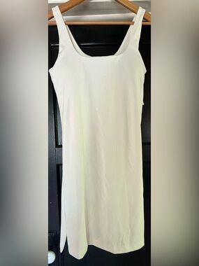 NWT Old Navy Active Powersoft White Mini Tank Dress w/ built in shorts & bra MP